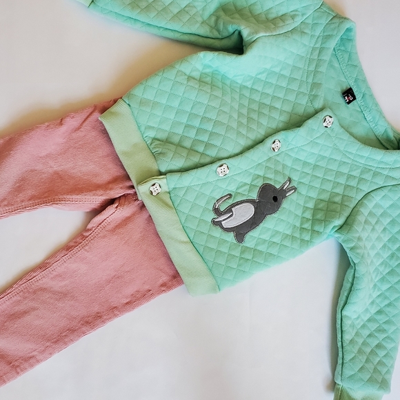Bundle animal pants pajamas and jacket. - Picture 9 of 10